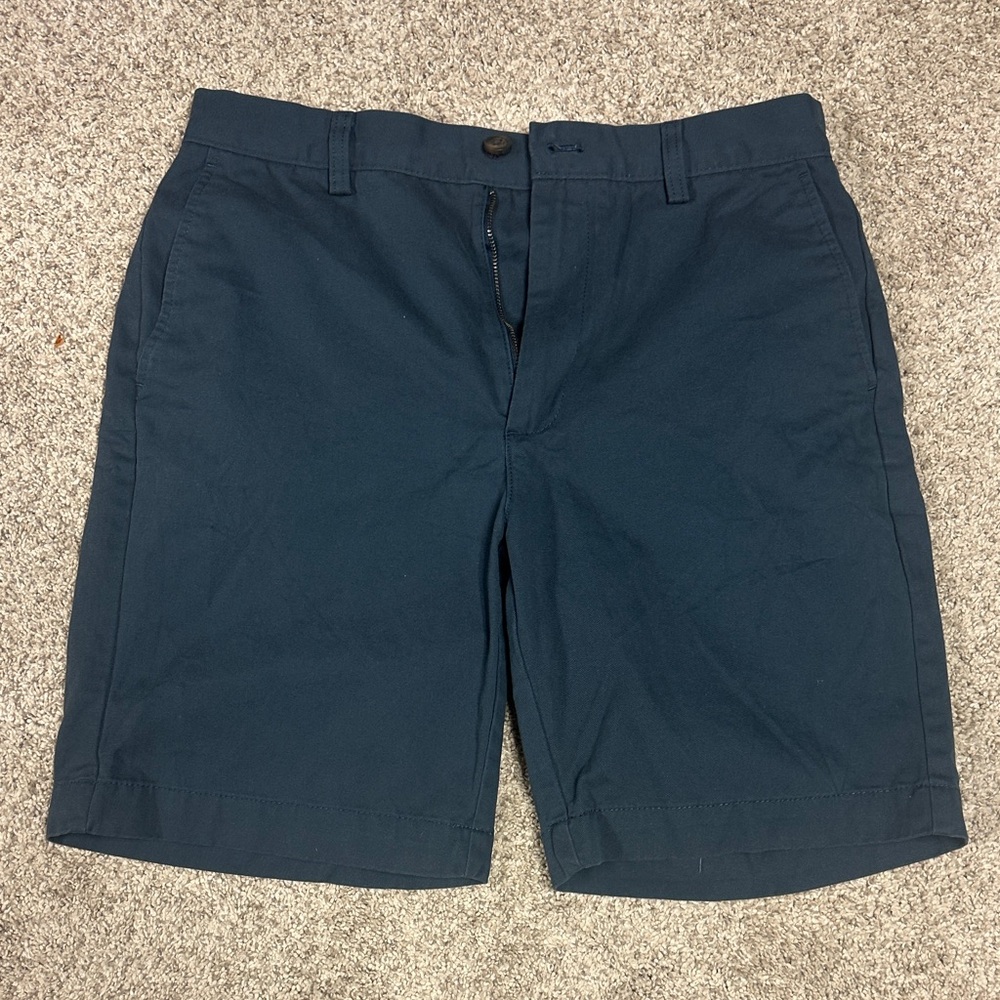 Amazon Essentials Navy Flat-Front Chino Shorts
